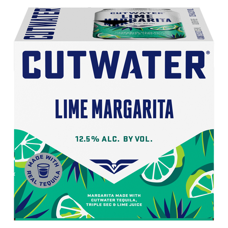 Cutwater Tequila Lime Margarita 4pk 12oz Cans 12.5% ABV