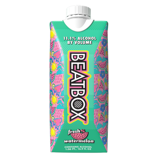 BeatBox Fresh Watermelon 500 ml 11.1% ABV Wine Party Punch
