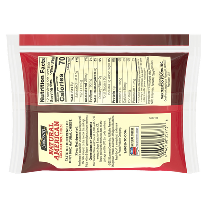 Sargento Natural American Cheese - 12ct
