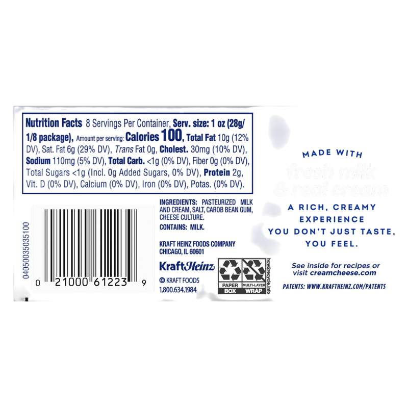 Philadelphia Original Cream Cheese Brick - 8oz