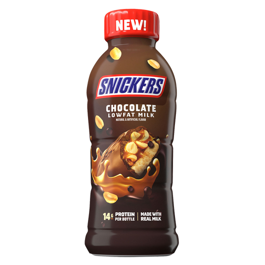 Snickers Chocolate Lowfat Milk 14oz Btl