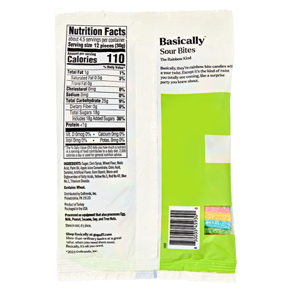 Basically Sour Rainbow Bites 5oz