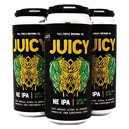 Full Circle Brewing Juicy NE IPA 4pk 16oz Can