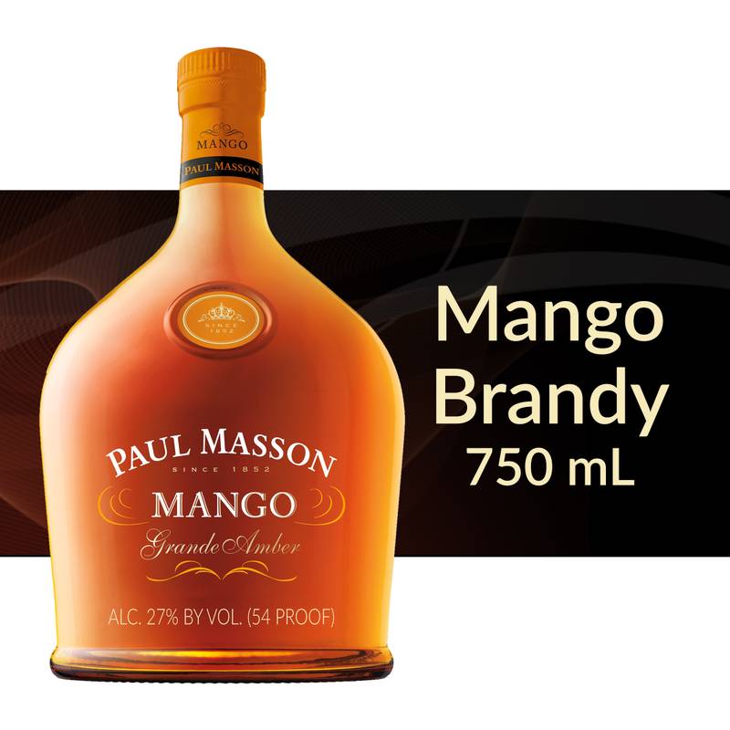 Paul Masson Grande Amber Mango Brandy 750ml (70 proof)