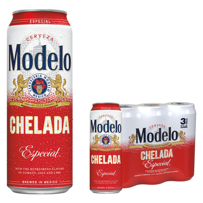 Modelo Chelada Especial 3pk 24oz Can 3.5% ABV
