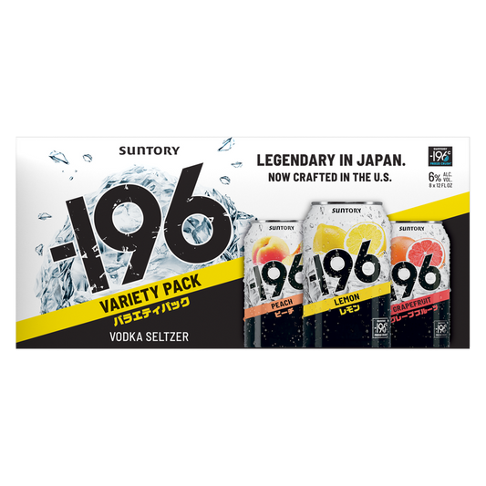 -196 Vodka Soda Variety 8pk 12oz Cans 6% ABV