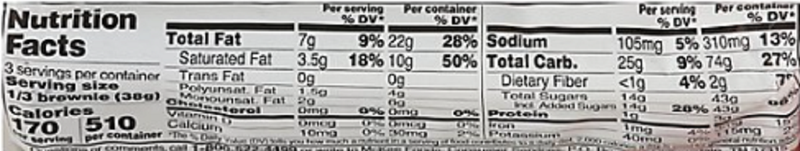 Little Debbie Brownie Cookies & Cream Brownie, 4oz