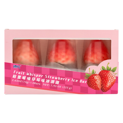 Fruit Whisper Strawberry Ice Cream 3ct