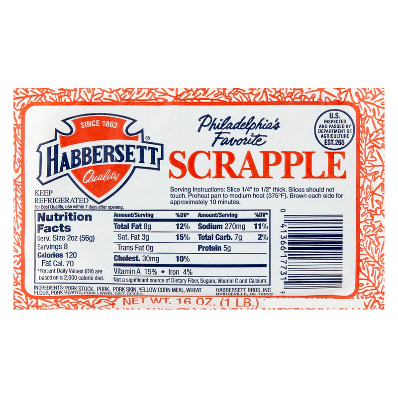 Habbersett Scrapple - 1lb