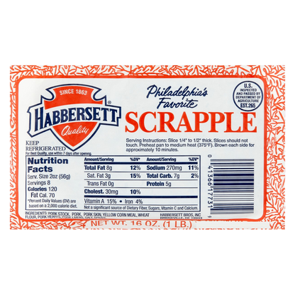 Habbersett Scrapple - 1lb