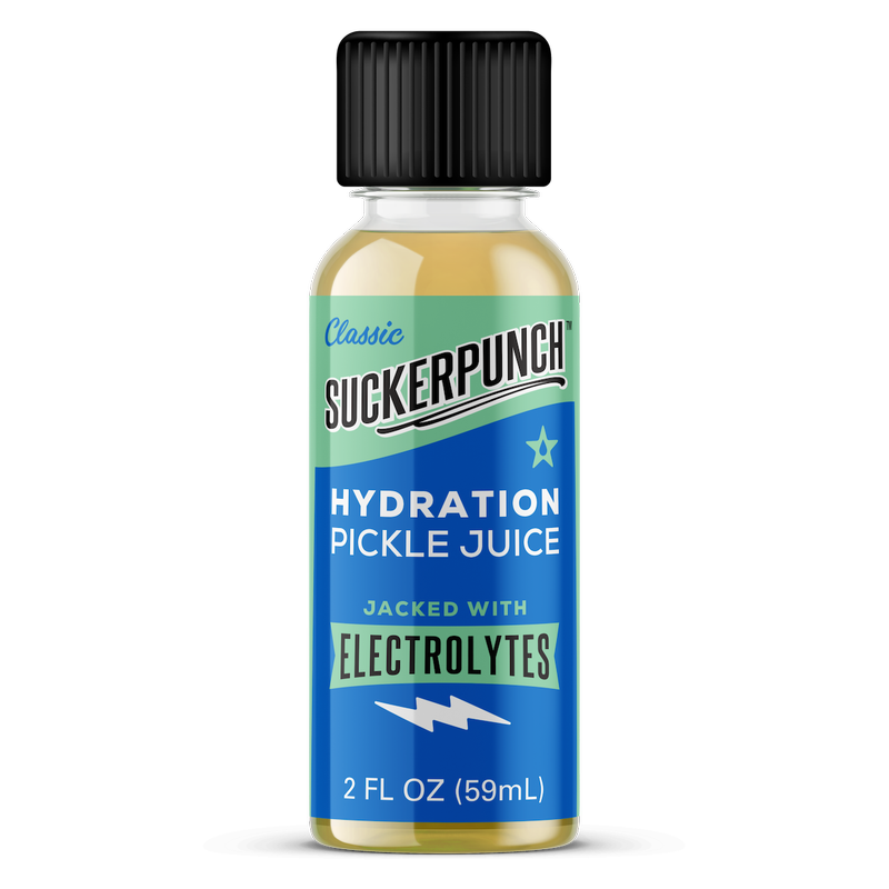 SuckerPunch Pickle Juice Hydration Shot 2oz Btl