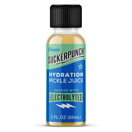 SuckerPunch Pickle Juice Hydration Shot 2oz Btl