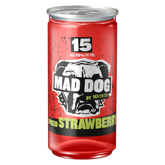 Mad Dog Spiked Strawberry 200ml 15% ABV