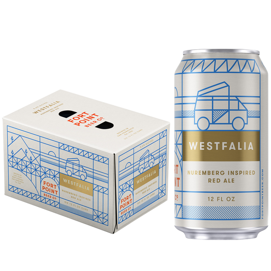 Fort Point Westfalia Red 6pk 12oz Can 5.6% ABV