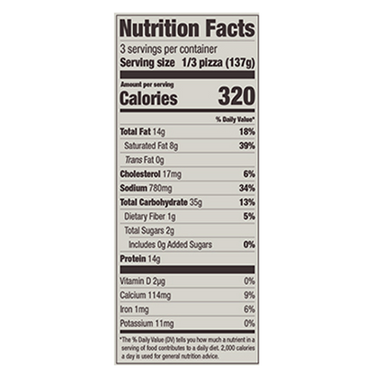 Genio Bianca Pizza 14.5oz