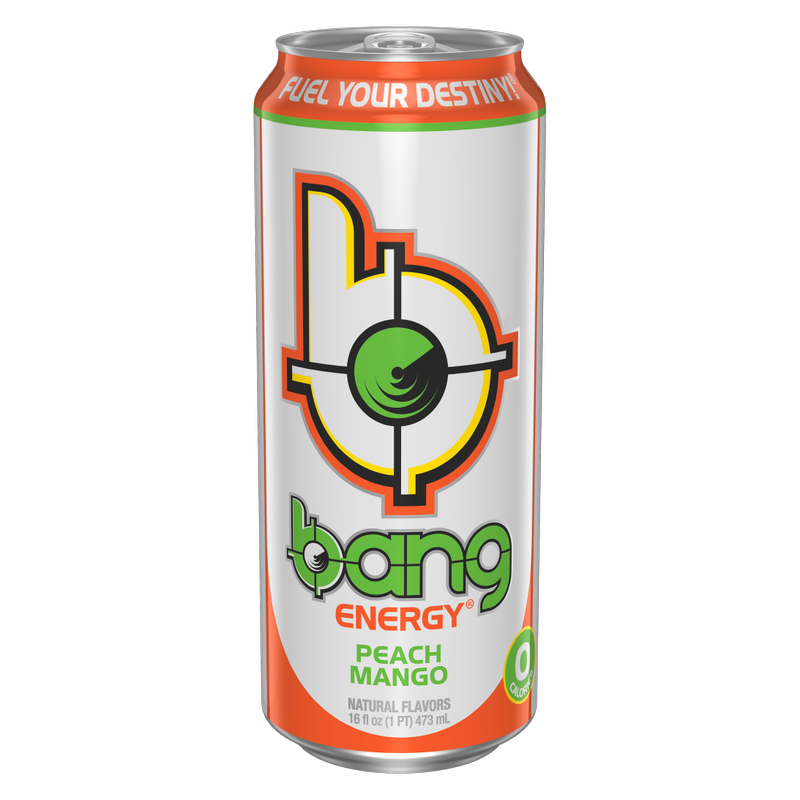 Bang Energy Peach Mango 16oz Can
