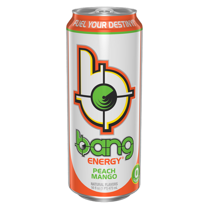 Bang Energy Peach Mango 16oz Can