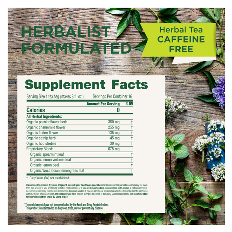 Traditional Medicinals Organic Peppermint Tea 16ct Box