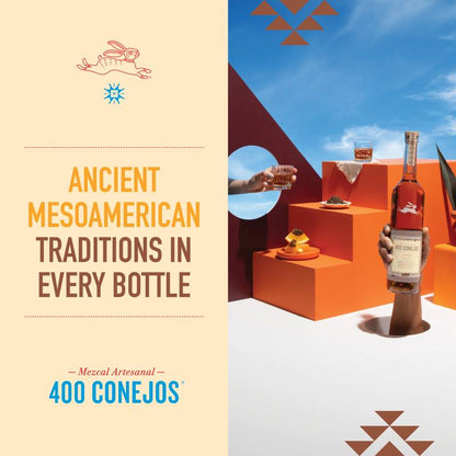 400 Conejos Añejo Mezcal 750ml (80 Proof)