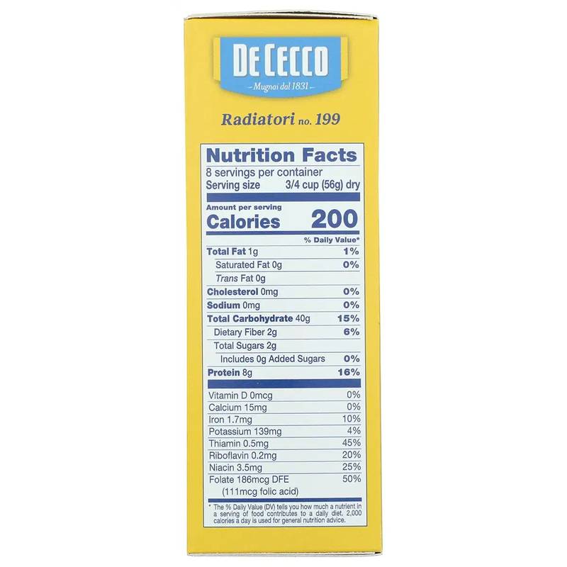 De Cecco Radiatori Pasta 16oz