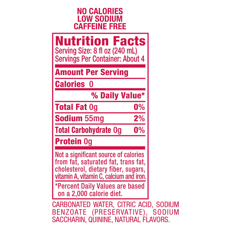 Canada Dry Diet Tonic Water 1L Btl