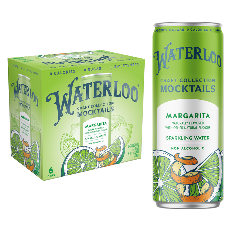 Waterloo Margarita Sparkling Water 6pk 12oz Can