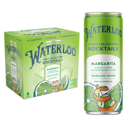 Waterloo Margarita Sparkling Water 6pk 12oz Can