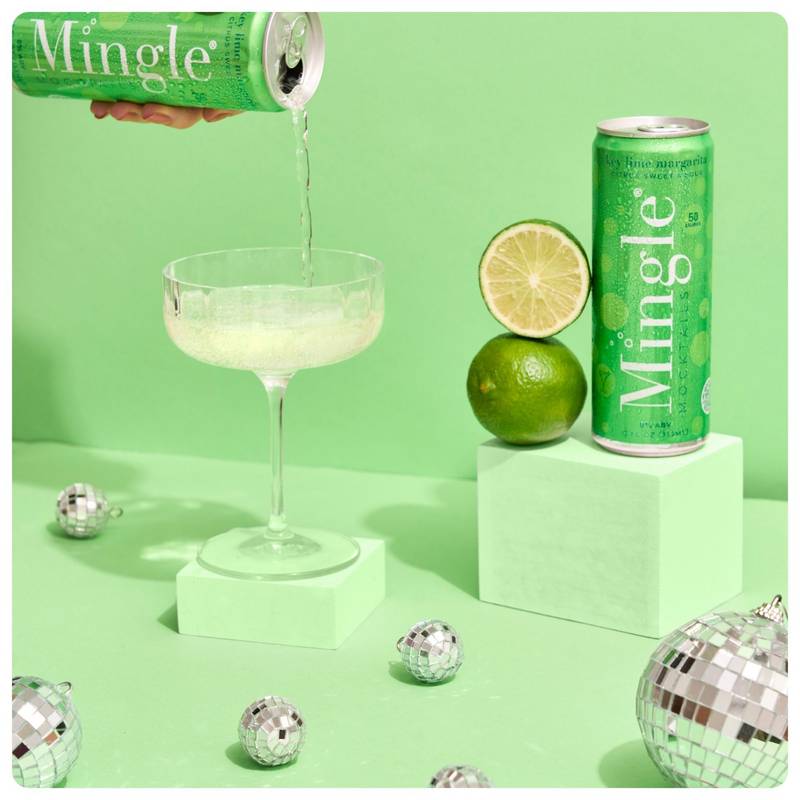 Mingle Mocktails Key Lime Margarita 4pk 12oz Can