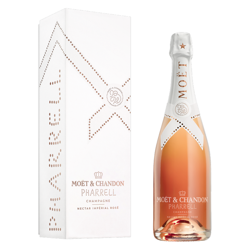 Moët & Chandon x Pharrell Williams Limited Edition Nectar Impérial Rosé Gift Box
