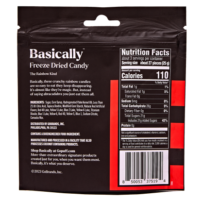 Basically Premium Rainbow Freeze Dried Candy 2.6oz