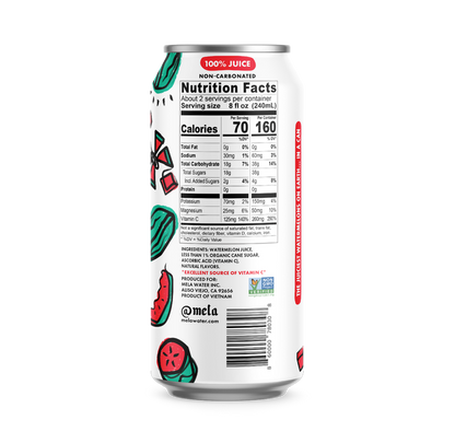 Mela Water Watermelon Original 16.9oz Can