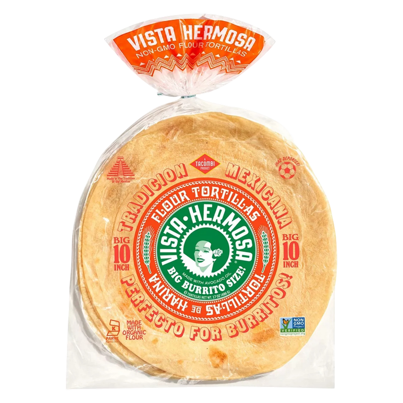 Vista Hermosa 10" Flour Tortillas - 6ct