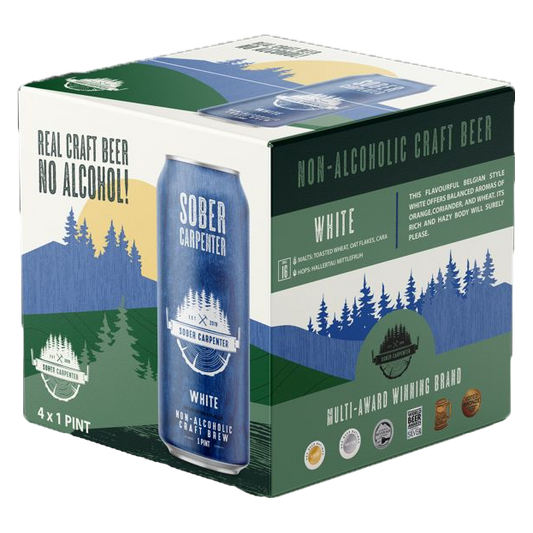 Sober Carpenter White Non-Alcoholic 4pk 16oz Cans