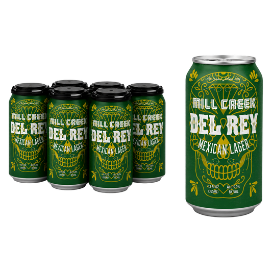 Mill Creek Brewing Del Ray Mexican Lager 6pk 12oz Can