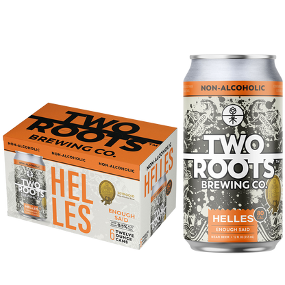 Two Roots Brewing Enough Said Helles Non-Alcoholic 6pk 12oz Can