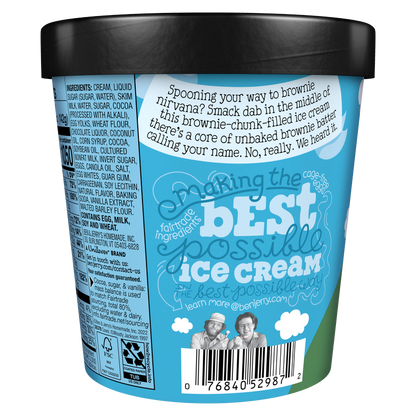 Ben & Jerry's Brownie Batter Core Ice Cream Pint