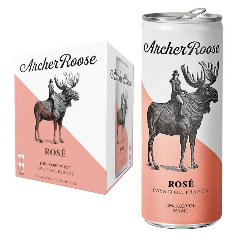 Archer Roose Wines Rosé 4pk 250ml Cans
