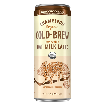 Chameleon Cold Brew Organic Dark Chocolate Oatmilk Latte 11oz Can