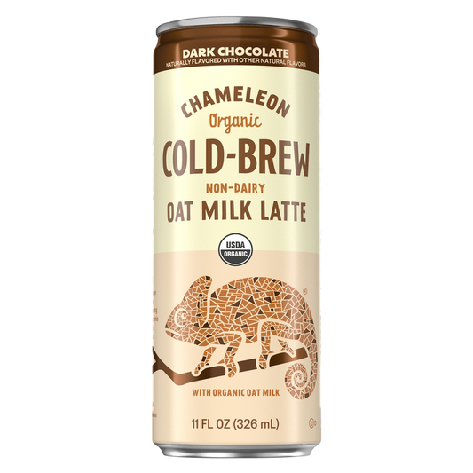 Chameleon Cold Brew Organic Dark Chocolate Oatmilk Latte 11oz Can