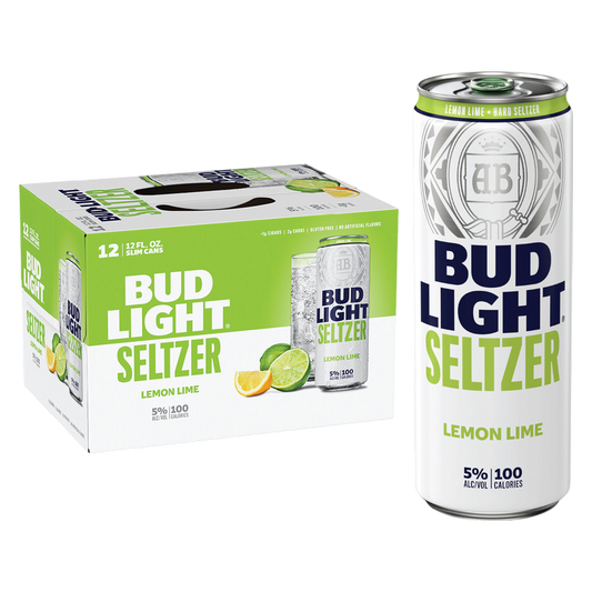 Bud Light Seltzer Lemon Lime 12pk 12oz Can 5.0% ABV