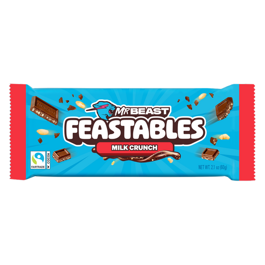 Feastables Milk Crunch Bar, 2.1 oz