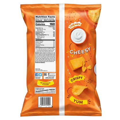 Lay's Cheddar & Sour Cream Potato Chips Party Size 12.5oz