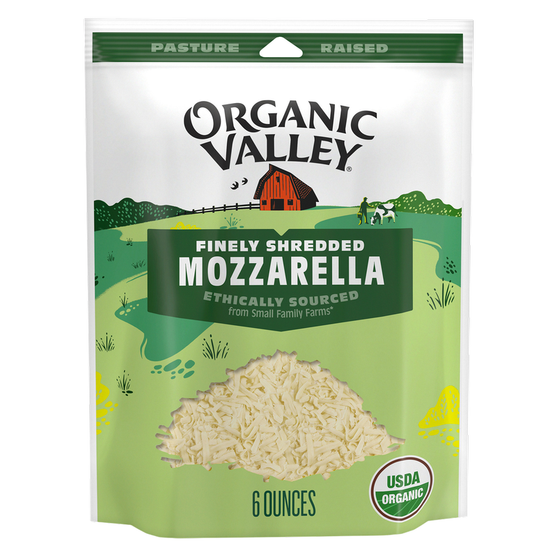 Organic Valley Mozzarella Finely Shredded Cheese - 6oz