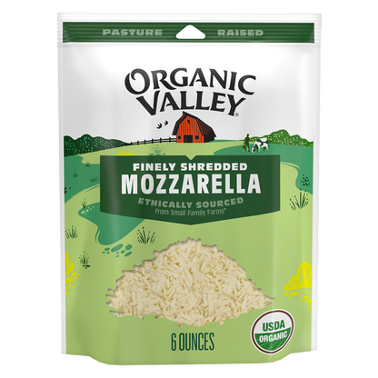 Organic Valley Mozzarella Finely Shredded Cheese - 6oz
