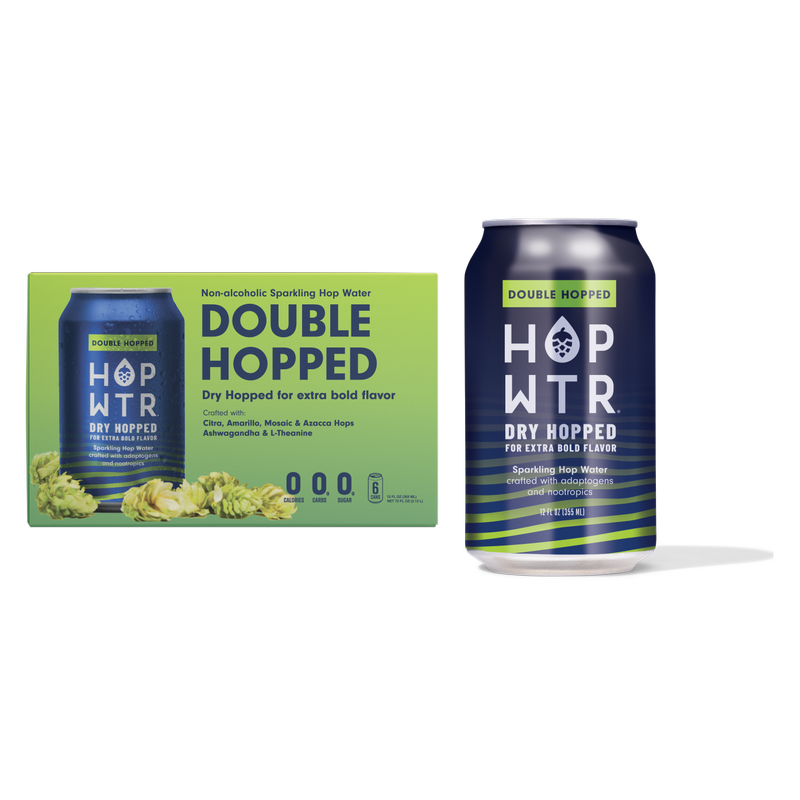 HOPWTR 2x Hopped 6pk 12oz Can