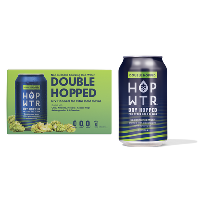 HOPWTR 2x Hopped 6pk 12oz Can