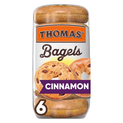 Thomas' Cinnamon Raisin Bagels - 6ct