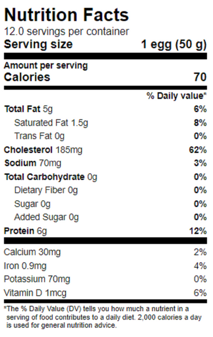 Pete & Gerry's Organic Grade A Large Brown Eggs - 12ct