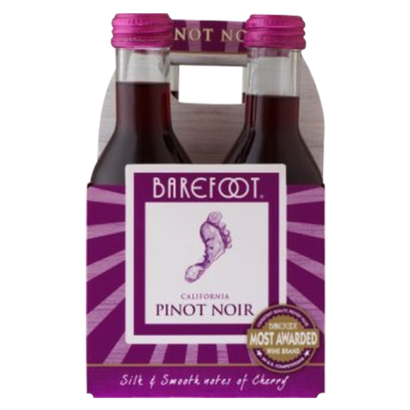 Barefoot Pinot Noir 4pk 187ml