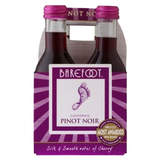Barefoot Pinot Noir 4pk 187ml